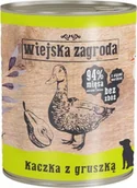 Mokra karma dla psów - Wiejska Zagroda Karma mokra dla psa Kaczka z gruszką dorosły II 800g - miniaturka - grafika 1