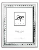 Ramki na zdjęcia - Ramka metalowa na zdjęcie 15x20 srebrna tłoczona - miniaturka - grafika 1