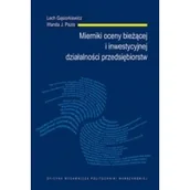 Podręczniki dla szkół wyższych - Mierniki oceny bieżącej i inwestycyjnej L Gąsiorkiewicz W.J Pazio - miniaturka - grafika 1