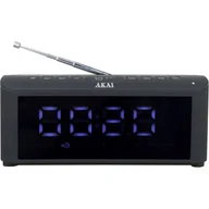 Radia - Akai ACRB-1000 radio Zegar Cyfrowy Czarny - miniaturka - grafika 1