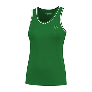 Dunlop Women's Club Ladies Tank top koszulka tenisowa, zielona, L, zielony, L - Koszulki i topy damskie - miniaturka - grafika 1