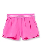 Spodenki damskie - CMP Szorty dziewczęce z funkcją suchości bermudy, fioletowe fluo, 110 cm - miniaturka - grafika 1