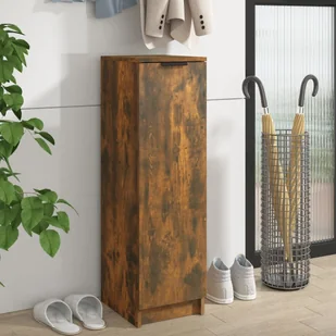 Szafka na buty dąb wędzony 30x35x100 cm materiał drewnopochodny - Szafki na buty - miniaturka - grafika 1