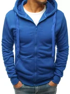 Bluzy męskie - Bluza męska z kapturem jasnoniebieska Dstreet BX5229-M - miniaturka - grafika 1