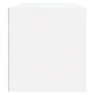 Szafka ścienne na buty, wysoki połysk, biała, 100x35x45 cm - Szafki na buty - miniaturka - grafika 7