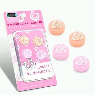 switch jelly color świecąca nasadka NS uchwyt nasadka guzika - różowo-pomarańczowy - Akcesoria do Nintendo - miniaturka - grafika 1