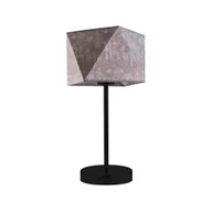 Lampy stojące - Designerska lampka nocna na czarnym stelażu WUHU - miniaturka - grafika 1