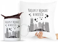 Gadżety dla niej i dla niego - ZESTAW PODUSZKA + KUBEK WĘDKARZA RYBAKA PREZENT z Nadrukiem ze Zdjęciem - miniaturka - grafika 1