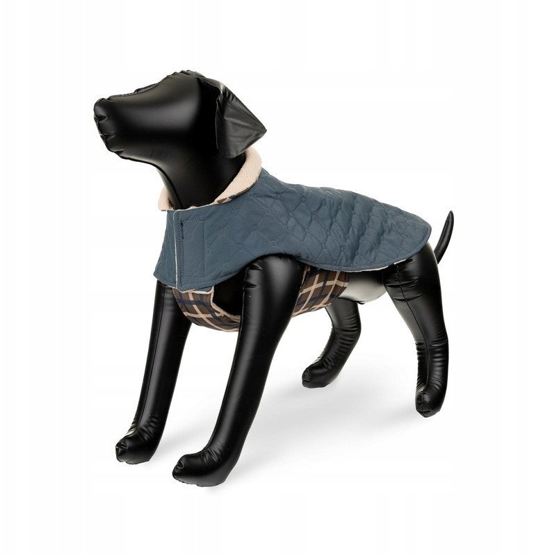 P�aszczyk, dla psa, granatowy, pikowany, rozmiar L, 45