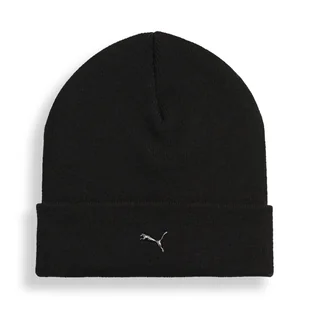 Czapka zimowa PUMA METAL PUMA CAT HIGH CROWN BEANIE 02640401 – Czarny - Czapki damskie - miniaturka - grafika 1