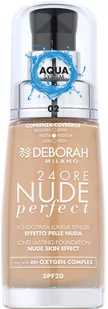 Podkład Deborah 24ORE Nude Perfect 02 30 ml (8009518364699) - Podkłady do twarzy - miniaturka - grafika 1
