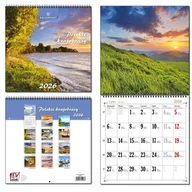 Kalendarze - EV-Corp Kalendarz 2026 30x60 13 planszowy Pl. Krajobrazy - kalendarz - miniaturka - grafika 1