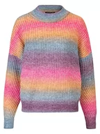 Swetry damskie - APART Fashion Sweter damski, Lila-wielokolorowy, 40 krótki - miniaturka - grafika 1