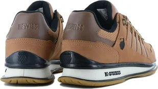 K-Swiss RINZLER GT - Męskie trampki skórzane brązowe 08907-298-M , Rozmiar: EU 40 - Trampki męskie - miniaturka - grafika 1