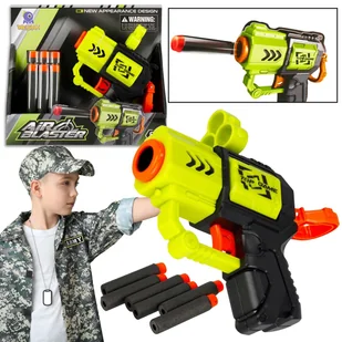 Zabawkowy pistolet na strzałki piankowe dla dzieci - Zabawki militarne - miniaturka - grafika 1