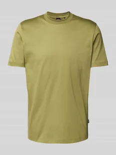 T-shirt z prążkowanym, okrągłym dekoltem model ‘Tessler’ - Koszulki męskie - miniaturka - grafika 1