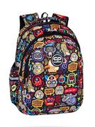 Plecaki szkolne i tornistry - Coolpack F029696, plecak szkolny Jerry SCARY STICKERS, wielokolorowy - miniaturka - grafika 1