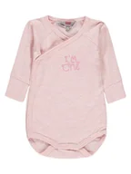 Body dla niemowląt - Niemowlęce body w serduszka różowe Kanz r.68 - miniaturka - grafika 1