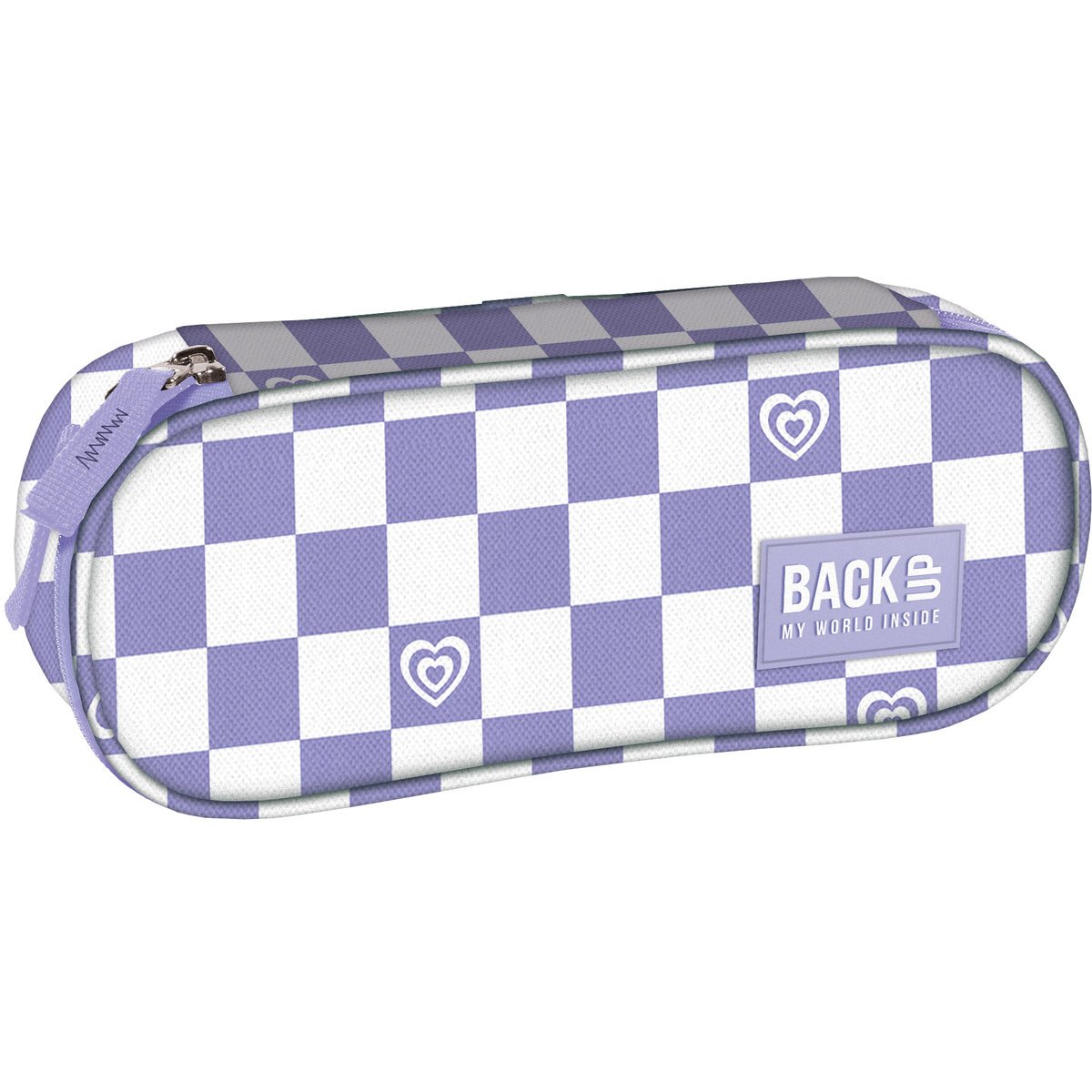 Backup Piórnik Model A Szachownica Fiolet