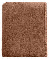 Koce - Koc Teddy uni 150x200cm brązowy - miniaturka - grafika 1
