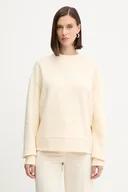 Bluzy damskie - Patrizia Pepe bluza bawełniana damska kolor beżowy z aplikacją 2M4494 J079 - miniaturka - grafika 1