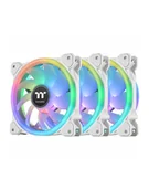 Chłodzenie procesora - Thermaltake SWAFAN 14 RGB Radiator Fan TT Premium Edition White (3-Fan Pack), case fan (Kolor: BIAŁY, 3-pack, incl. controller) - miniaturka - grafika 1