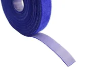 Dekoratorstwo - Dwustronna Taśma Rzepowa Organizer Szr. 20 Mm, 5M - Niebieska - miniaturka - grafika 1