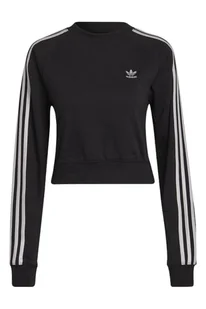 Bluza damska Adidas Sweatshirt czarna bawełniana-XXS - Bluzy damskie - miniaturka - grafika 1