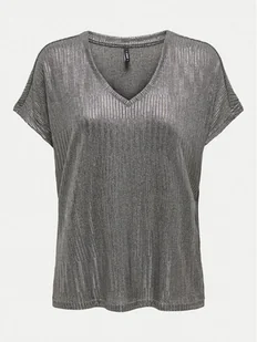 ONLY Bluzka Mirinda 15333628 Szary Regular Fit - Bluzki damskie - miniaturka - grafika 1