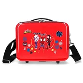 Kosmetyczki, organizery i kuferki - Marvel Spiderman Spidey and Friends Neceser Możliwość adaptacji z messenger 29x21x15 cms Sztywny ABS 9,14L 0,6 kg, Czerwony, Neceser, kosmetyczka z paskiem na ramię - miniaturka - grafika 1