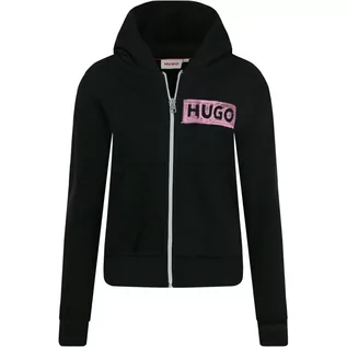 Bluzy dla dziewczynek - HUGO KIDS Bluza | Regular Fit - grafika 1