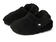 Kapcie damskie - Crocs Klasyczne kapcie Cozzzy T, czarne, 5 UK dziecko, Czarny, 5 UK Child - miniaturka - grafika 1