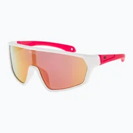 Okulary przeciwsłoneczne - Okulary przeciwsłoneczne dziecięce GOG Flint matt white/neon pink/polychromatic pink - miniaturka - grafika 1