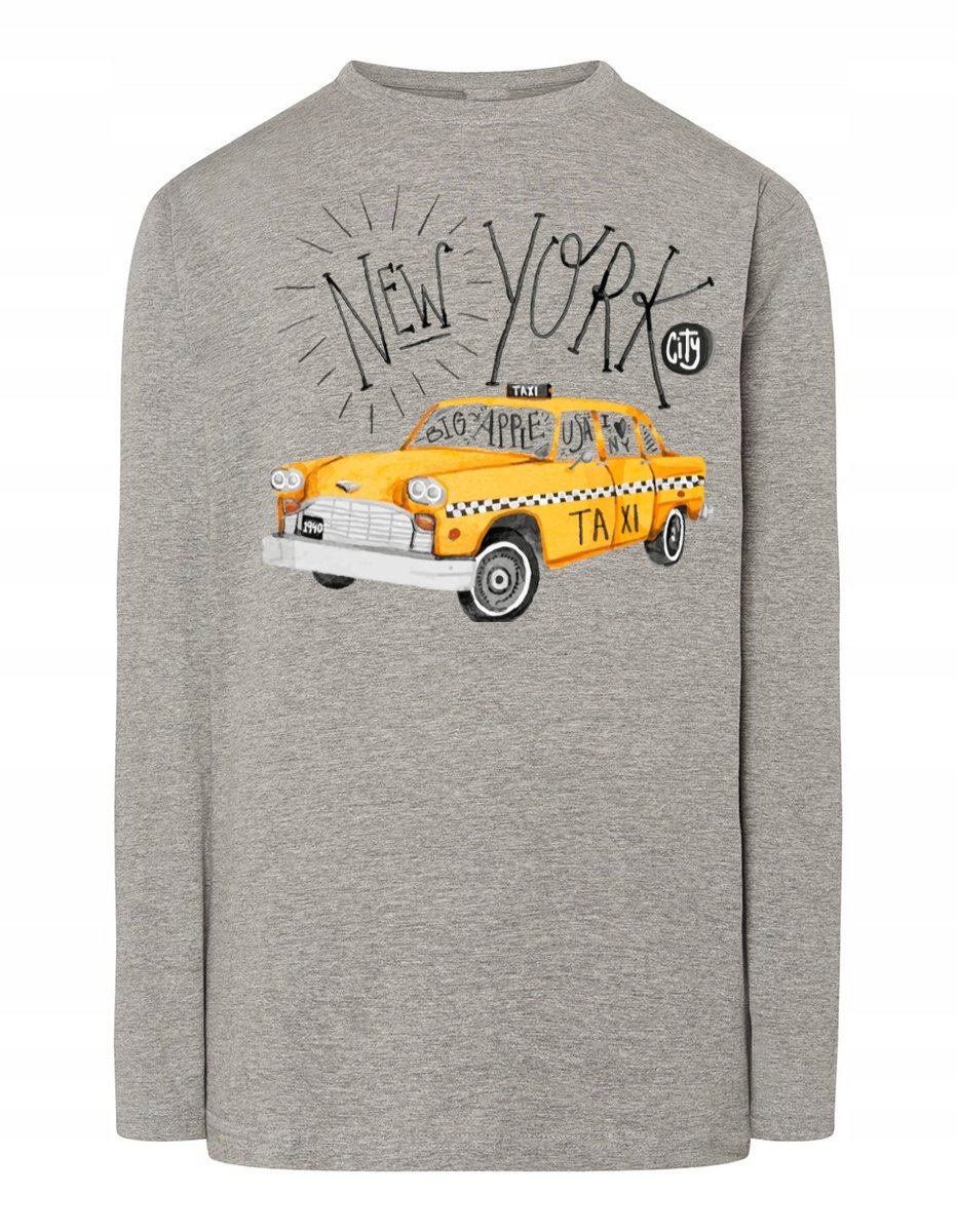 Longsleeve męski nadruk Taxi NOWY JORK r.3XL