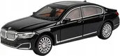Zabawki zdalnie sterowane - BMW 760Li SEDAN METALOWY MODEL SAMOCHODU 1:24 DŹWIĘK ŚWIATŁO CZARNY BLACK - miniaturka - grafika 1