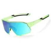 Okulary sportowe - Okulary rowerowe ROCKBROS 14110009006 Jasnozielony - miniaturka - grafika 1