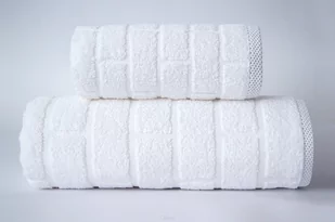 Greno RĘCZNIK BRICK 50X90 BIAŁY RE-BRI-050-BIAL - Ręczniki - miniaturka - grafika 1