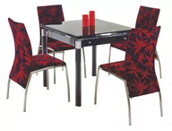 Stoły - Stół rozkładany PROFEOS Cuber, czarny, 80x80x76 cm - miniaturka - grafika 1