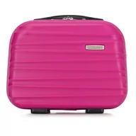 Walizki - WITTCHEN WITTCHEN Walizka na kosmetyki | różowa | 30 x 16 x 34 | Pojemność: 15 l | Waga: 1 kg 56-3A-314-34 - miniaturka - grafika 1