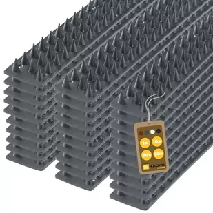 Plastikowe kolce Tosta przeciw ptakom 50 cm szare 30 szt. - Zwalczanie i odstraszanie szkodników - miniaturka - grafika 1