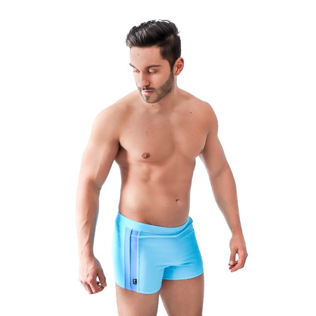 Szorty męskie jasny turkus jasny niebieski 2XL