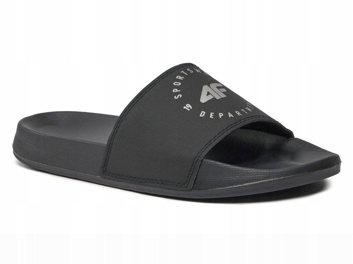 Klapki 4F damskie 4FMM00FFLIF044A-20S basenowe plażowe czarne 38