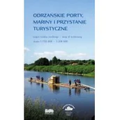 Atlasy i mapy - Odrzańskie porty, mariny i przystanie turystyczne: Mapa szlaku wodnego - miniaturka - grafika 1
