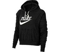 Bluzy damskie - Nike W Nsw Gym Vntg bluza damska z kapturem Hbr Hooded czarny Black/(Sail) XX-L - miniaturka - grafika 1
