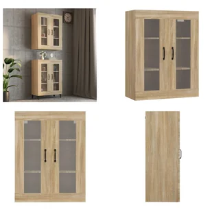 vidaXL Szafka ścienna dąb sonoma 69,5x34x90 cm - Szafka ścienna - Szafki ścienne - Szafki ścienne - Szafki ścienne - Szafki do salonu - miniaturka - grafika 1
