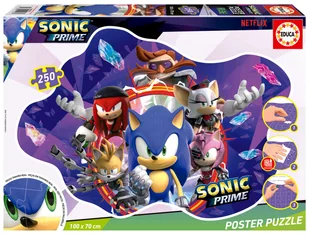 Educa, Sonic Prime, 250 el. - Puzzle - miniaturka - grafika 1