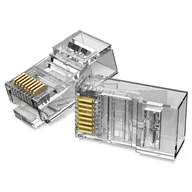 Adaptery i przejściówki - Vention IDBR0-100 wtyczka RJ-45 Srebrny, Przezroczysty - miniaturka - grafika 1