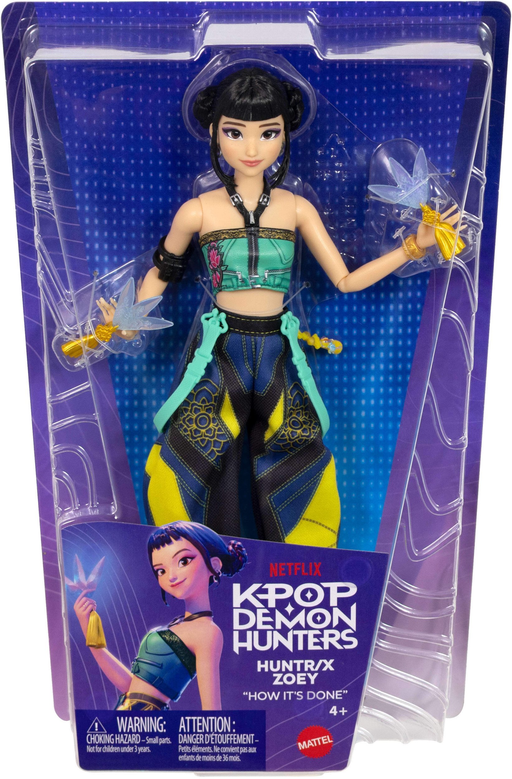 Mattel KPop Demon Hunters Huntr/x Lalka modowa Zoey JRN37