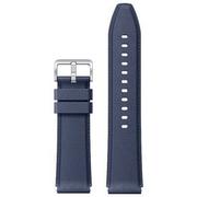 Akcesoria do smartwatchy - Xiaomi Watch S1 Leather Strap, niebieski - miniaturka - grafika 1