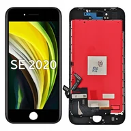 Części serwisowe do telefonów - WYŚWIETLACZ EKRAN LCD DO IPHONE SE 2020 CZARNY - miniaturka - grafika 1